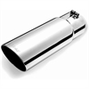 Stainless Steel Slash Cut Exhaust Tip Inlet: 2.75" - image 1