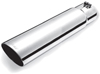 Stainless Steel Slash Cut Exhaust Tip Inlet: 5" - image 1