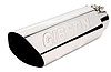 Stainless Polished Exhaust Tip Triangle Tri-Flow - image 1