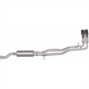 Dual Sport Cat-Back Exhaust 03-05 GM Silverado/GMC Sierra Denali 1500 Quad Steer - image 1