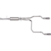 Split Rear Cat-Back Exhaust 96-97 Chevrolet S10/ GMC Sonoma - image 1