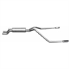 Split Rear Cat-Back Exhaust 01-06 GM Silverado/Sierra 2500/3500 - image 1