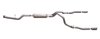 Split Rear Cat-Back Exhaust 07-10 GM Silverado/Sierra 2500HD/3500 - image 2