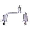 Split Rear Cat-Back Exhaust 07-08 Chrysler Pacifica 4dr - image 1