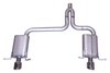 Split Rear Cat-Back Exhaust 07-08 Chrysler Pacifica 4dr - image 2