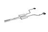 617012-B Cat-Back Dual Exhaust System; Black Ceramic - image 1