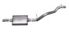 Swept-Side Cat-Back Exhaust 1997-99 Jeep Wrangler TJ 2.5L-4.0L 2WD/4WD - image 2