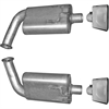 Dual Rear Mufflers Replacement 2008-2009 Pontiac G8 6.0L LS2 - image 1