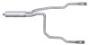 Split Rear Cat-Back Exhaust 97-99 Dodge Dakota - image 2