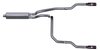 Split Rear Cat-Back Exhaust 97-99 Dodge Dakota - image 3