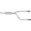 Split Rear Cat-Back Exhaust 04-05 Dodge Ram 1500 - image 1