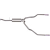 Split Rear Cat-Back Exhaust 02-06 GM Silverado/Sierra 1500 - image 1