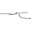 Split Rear Cat-Back Exhaust 11-12 GM Silverado/Sierra 2500HD/3500HD - image 1