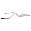 Cat-Back Dual Split Exhaust System Aluminized - image 1