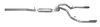 Split Rear Cat-Back Exhaust 2015-16 GMC Yukon Denali - image 3