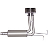 Super Truck Stainless Steel Cat-Back Exhaust 1994-2001 Dodge Ram 1500 3.9L/5.2L/5.9L - image 1