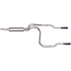 Split Rear Cat-Back Exhaust 00-03 Dodge Dakota - image 1