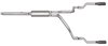 Split Rear Cat-Back Exhaust 05-11 Dodge Dakota, Mitsubishi Montero/Raider - image 2