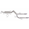 Split Rear Cat-Back Exhaust 06-08 Dodge Ram 1500 - image 1