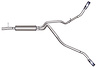 69128 Cat-Back Dual Extreme Exhaust System; Stainless - image 1