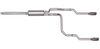 Split Rear Cat-Back Exhaust 87-96 Ford F150/F250/F350 Truck - image 2