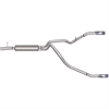 Split Rear Cat-Back Exhaust 07-09 Ford F250/F350 Super duty - image 1