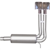Super Truck Aluminized Steel Cat-Back Exhaust 1997 Ford F-150 4.2/4.6/5.4L - image 1