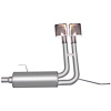 Super Truck Aluminized Steel Cat-Back Exhaust 2005-08 Ford F-150 2WD/4WD 4.6L/5.4L - image 1