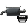 Polaris UTV Single Exhaust Black Ceramic