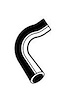 Molded Radiator Hose Centerline Length - 10.8" - image 1