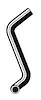 Molded Radiator Hose Centerline Length - 24.7" - image 1