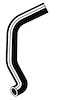 Molded Radiator Hose Centerline Length - 20.6" - image 1