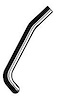 Molded Radiator Hose Centerline Length - 24.2" - image 1
