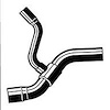 Molded Radiator Hose Centerline Length - 14.7" - image 1