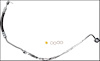 Power Steering Hose Assembly for 2007-2010 Ford, Lincoln 3.5L V6