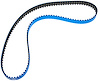 T184RB Racing Timing Belt for 1990-2001 Acura Integra 1.8L, 1997-2001 Honda CR-V 2.0L - image 1