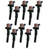 25-2001-10 Hot Street Coil Packs 1997-2005 Ford V10 2V, Black