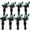 25-3001MPG Coil-On-Plug Coil Pack And Connecter Kit, Ford 4.6/5.4L 3V, w/MPG Coil Packs, 0 Ohms Resistance, 35000 Volts, Set Of - image 1