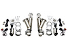 302522D Electronic Exhaust Cutout Kit, 2.25 in. 57 mm, Dual System, Stainless Steel, Incl. Slip Fit w/Band Clamp - image 1