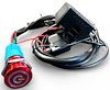 303512RD Billet Illuminated Exhaust Cutout Push Button Switch [Red]