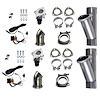 303525D Electronic Aluminized Mild Steel Exhaust Cutout System for 2 1/2 in. Dual Exhaust (Slip-Fit) - image 1