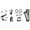 303530 Electronic Exhaust Cutout Kit, 3.0 in. (76 mm), Aluminized Mild Steel, w/Slip Fit And Band Clamps - image 1