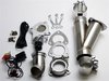 303530 Electronic Exhaust Cutout Kit, 3.0 in. (76 mm), Aluminized Mild Steel, w/Slip Fit And Band Clamps - image 2