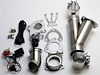303540 Electronic Exhaust Cutout Kit, 4.0 in. (102 mm), Aluminized Mild Steel, w/Slip Fit And Band Clamps