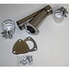 305530 Manual Exhaust Cutout Kit, 3.0 in. (76 mm), Stainless Steel, Slip Fit, w/Band Clamp