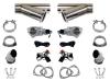 307522D Electronic Exhaust Cutout Kit, 2.25 in. 57 mm, Dual System, Stainless Steel - image 1