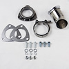 307525-1 Turn Down, 2.5 in. 63 mm., w/V Band And Gaskets, Includes Stainless Steel Companion Clamp
