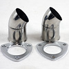 307530-2 Turn Down, 3.0 in. 76 mm., w/3-Bolt Flange And Gasket, Set Of 2