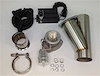 309525K Electronic Exhaust Cutout Kit, 2.5 in., Vacuum Controlled, Dual System, Stainless Steel, Slip Fit w/ Band Clamp - image 1