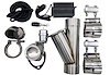 309530 Electronic Exhaust Cutout Kit, 3.0 in., Vacuum Controlled, Stainless Steel, Slip Fit w/ Band Clamp - image 1